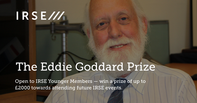 IRSE Eddie Goddard Prize logo